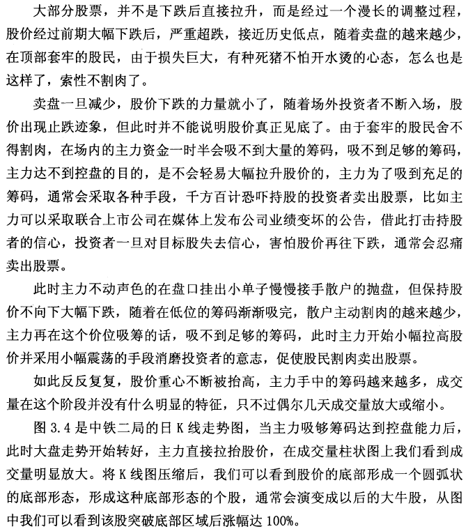 震荡盘升圆弧底 K线形态实战技术