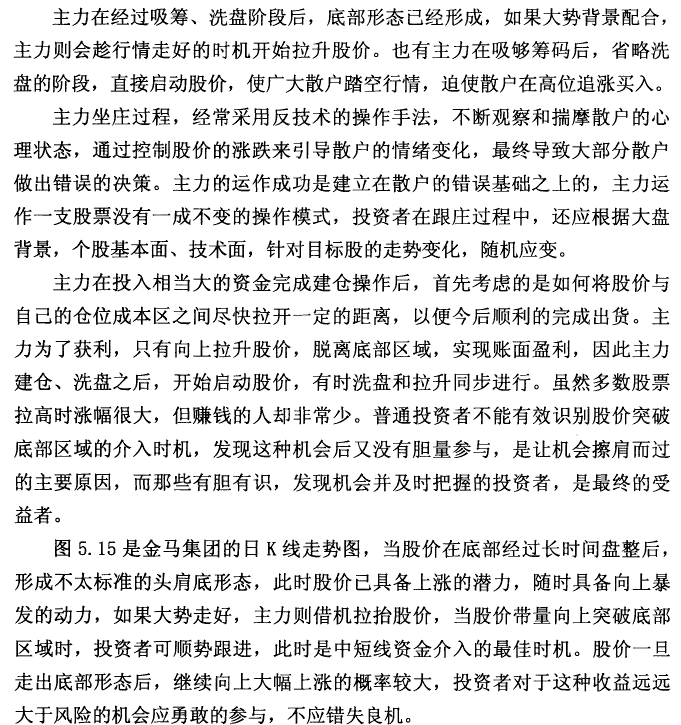 筑底后向上突破 K线形态实战技术