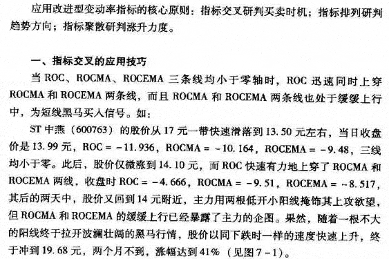 改进型ROC指标呼应用技巧 图解