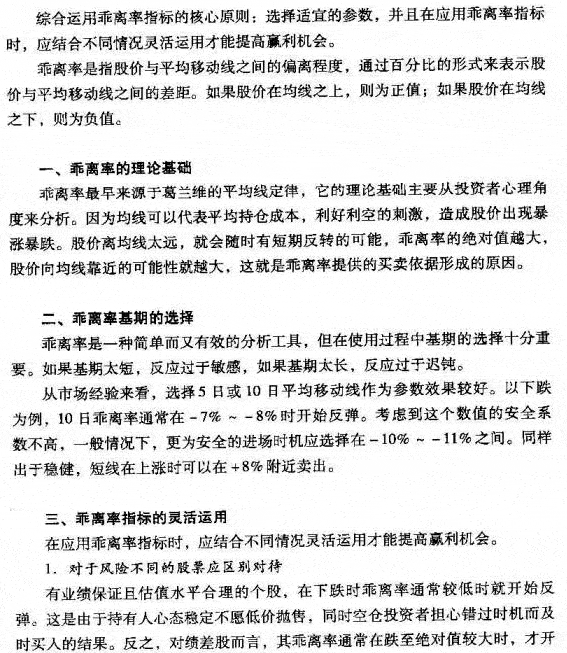 运用BIAS指标呼方法