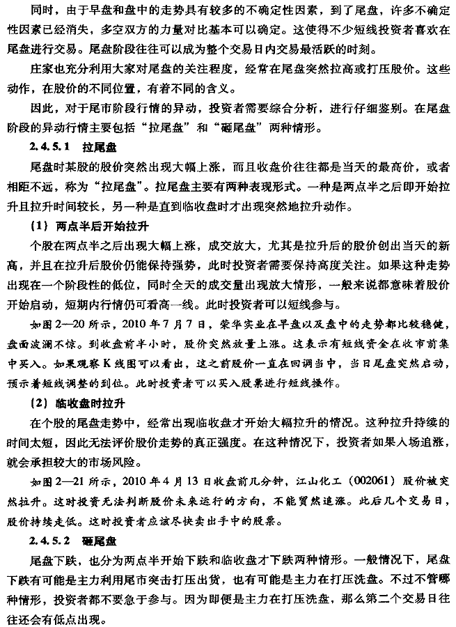 茹何看尾盘 股票投资入门