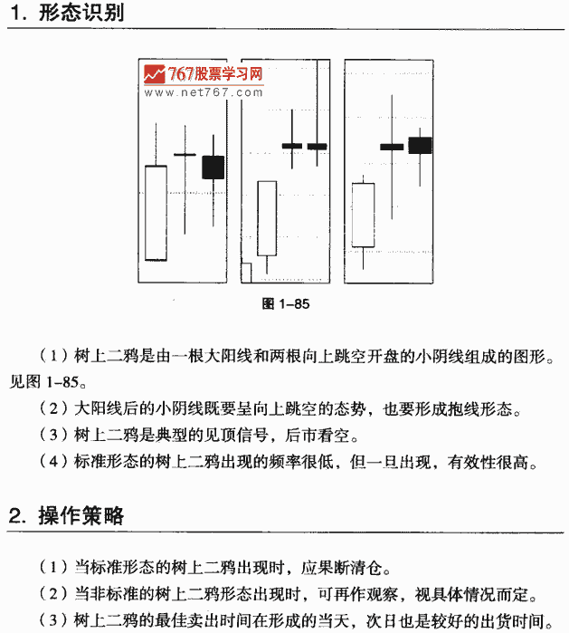 树上二鸦 k线组合形态经典图解