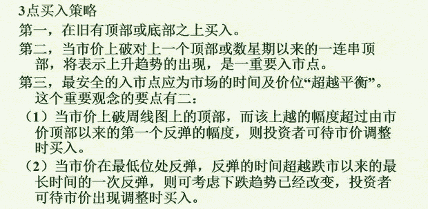 买入及沽出策略