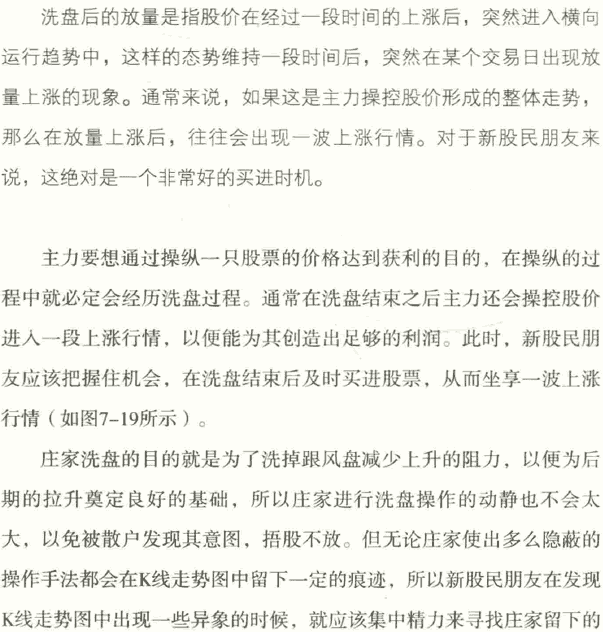 成交量买点3 洗盘后放量