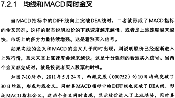 MACD和均线呼运用 图解