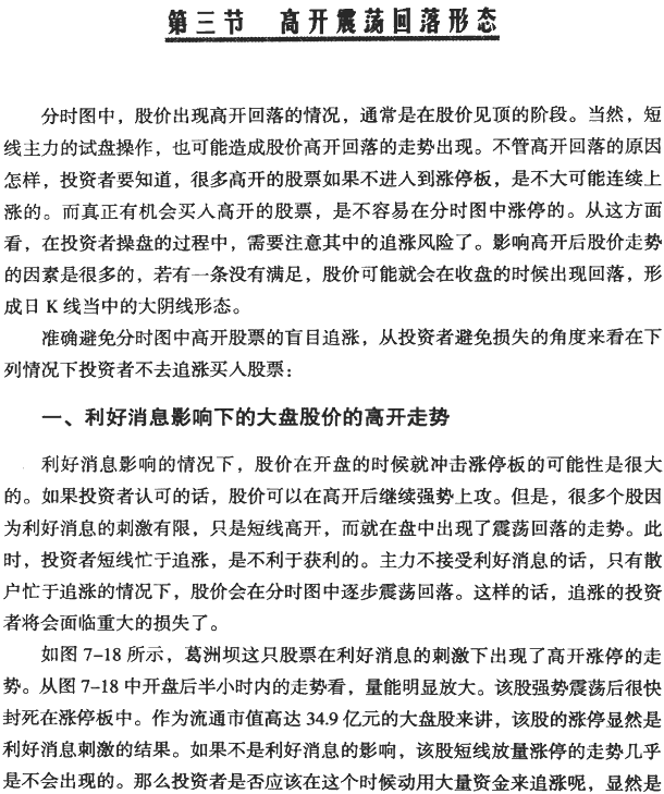 分时图冲高回落分析(2) 图解