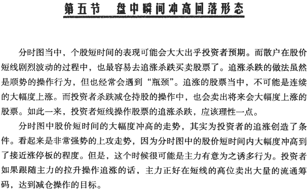 分时图冲高回落分析(3)