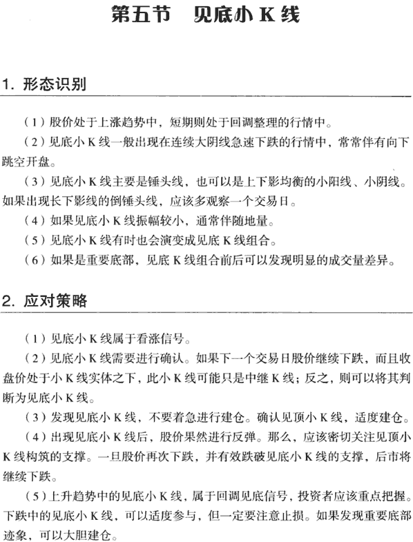 小K线实战分析(2) 图解